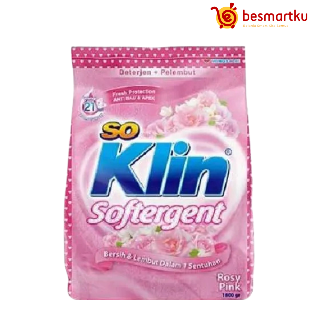 SOKLIN POWDER DET SOFT PINK BAG 720GR NP [PRE ORDER]
